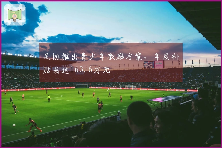 足协推出青少年激励方案，年度补贴或达163.6万元
